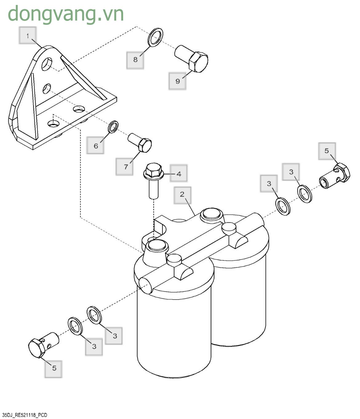 35DJ Fuel Filter - ST458786